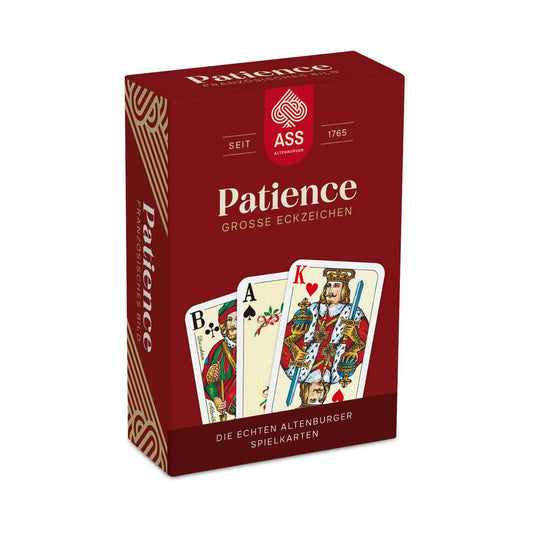 FSC Patience mit großen Eckzeichen, deutsch