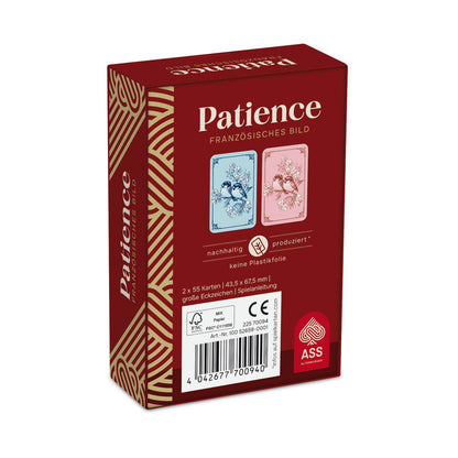 FSC Patience mit großen Eckzeichen, deutsch