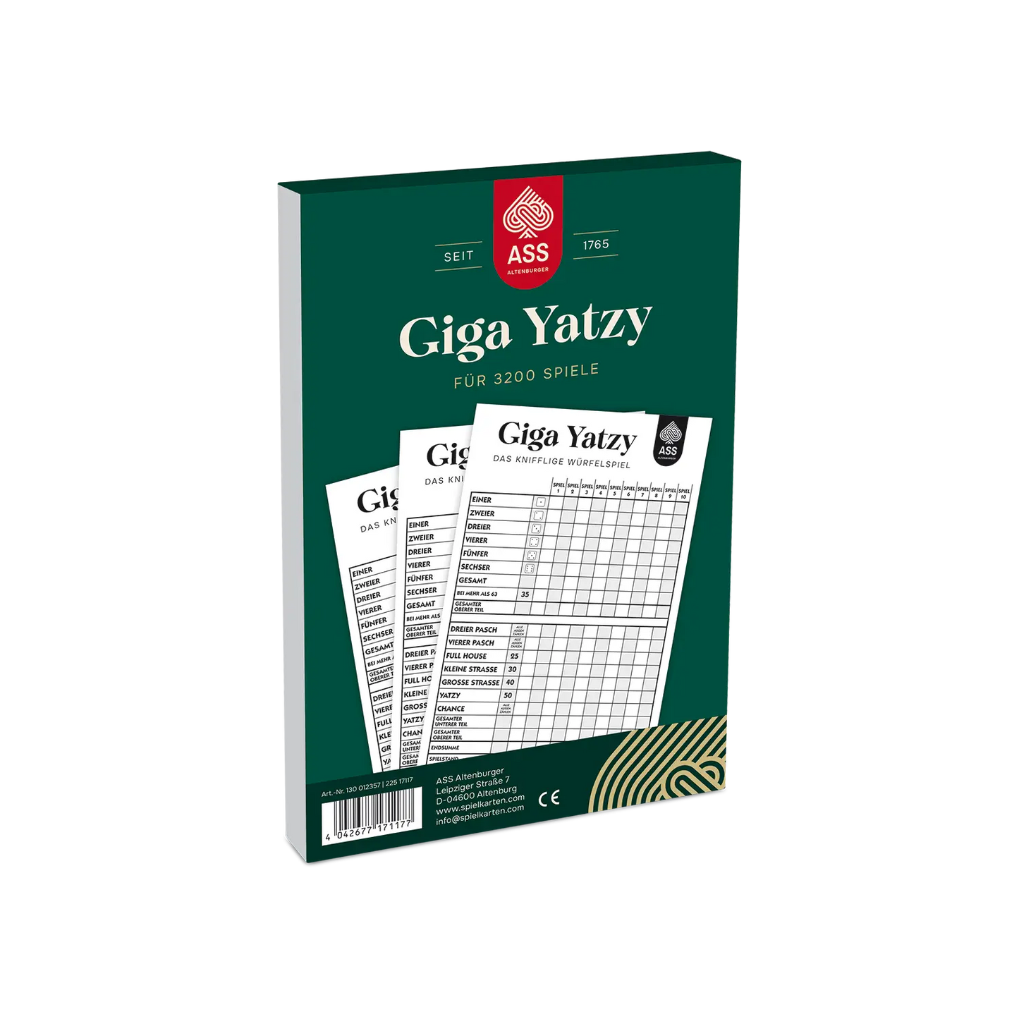 Giga Yatzy Block, deutsch