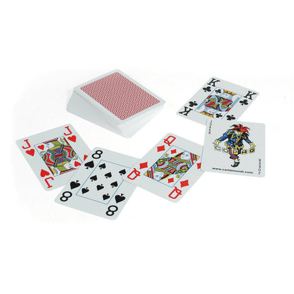 Plastik Poker - COPAG 100% Jumbo Index rot, sprachunabhängig