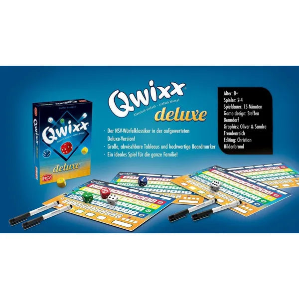 Qwixx Deluxe (2026), deutsch