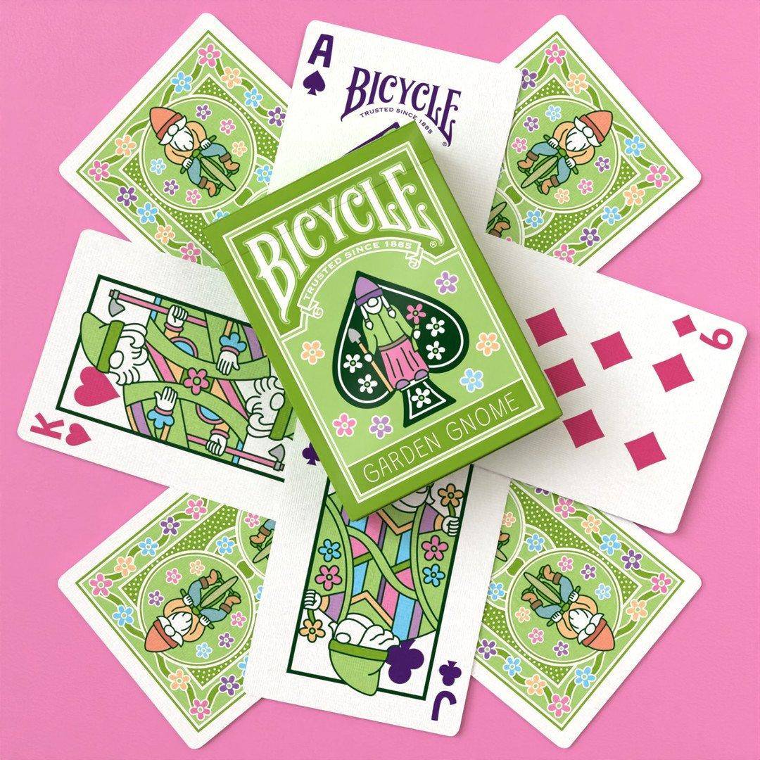 Bicycle Garden Gnome Playing Cards, sprachunabhängig