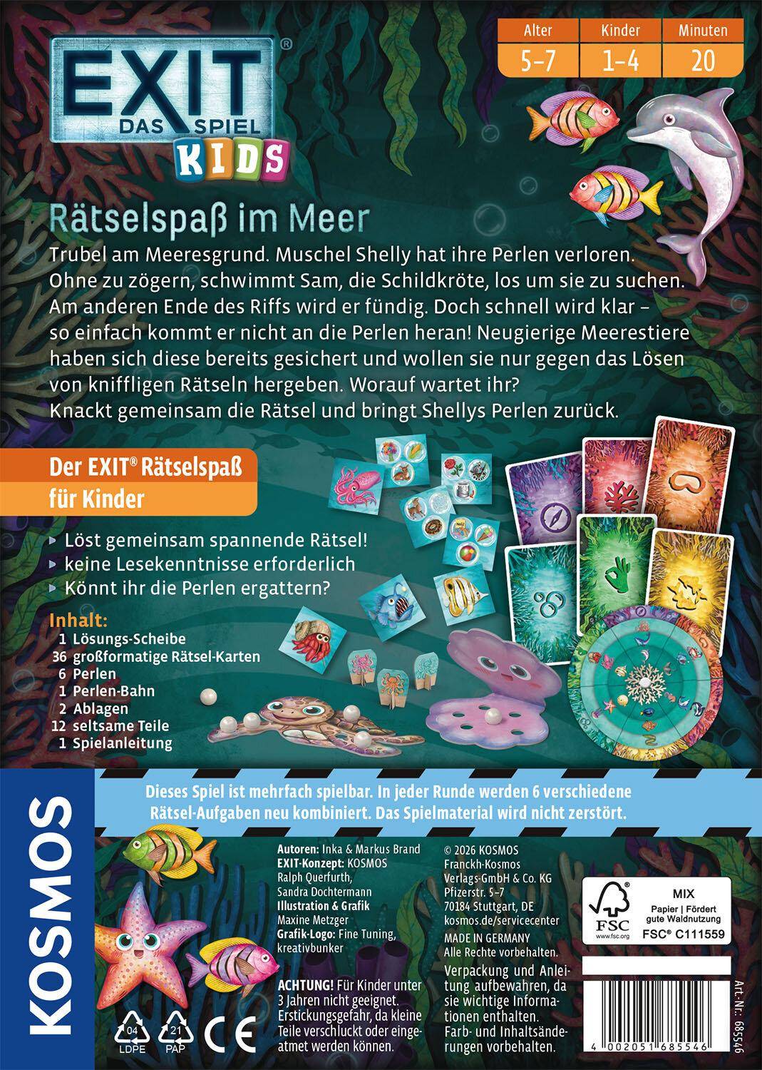 Rätselspaß Im Meer - Exit Kids, deutsch