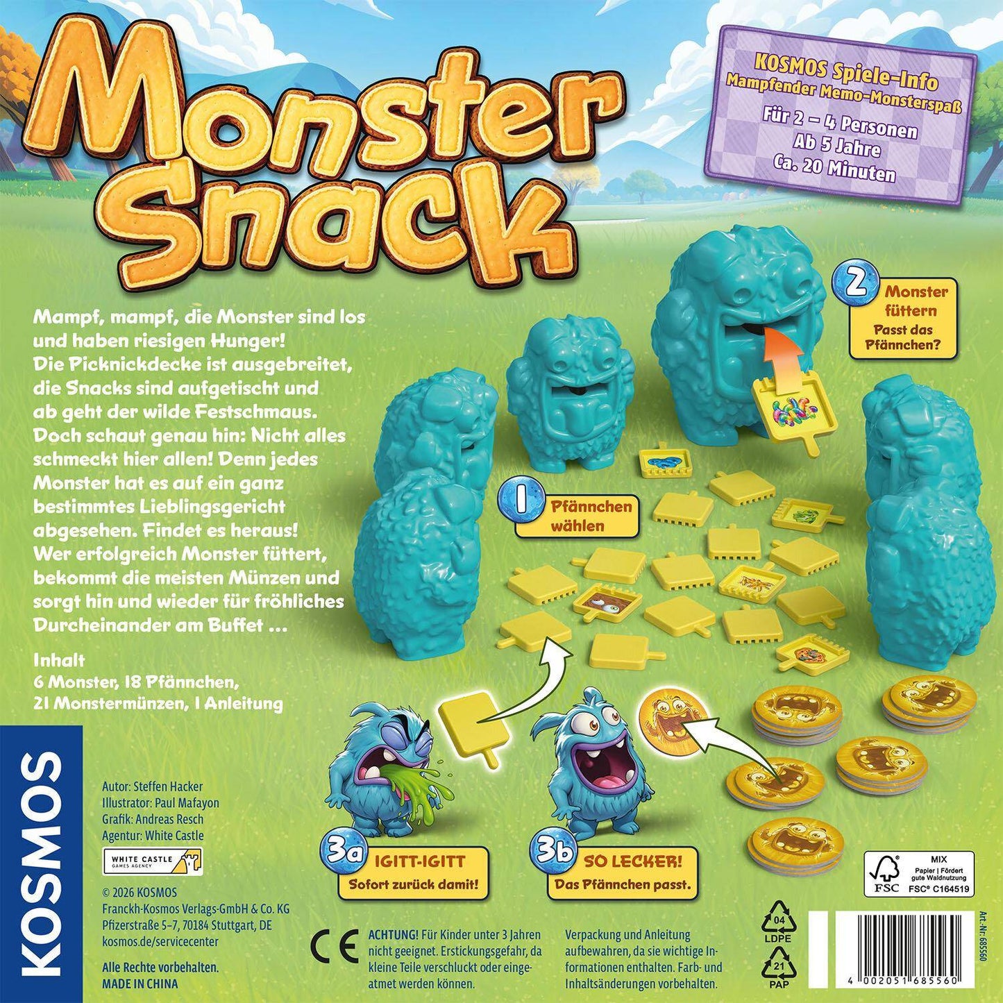 Monstersnack, deutsch