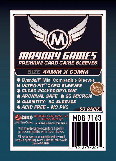 Mayday Sleeves 44 X 63Mm Premium (50) "Everdell", Mayday, Zubehör, Kartensleeves, -