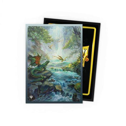 Matte Dual Art Sleeves Mtg Landfall Series - Misty Rainforest, sprachunabhängig