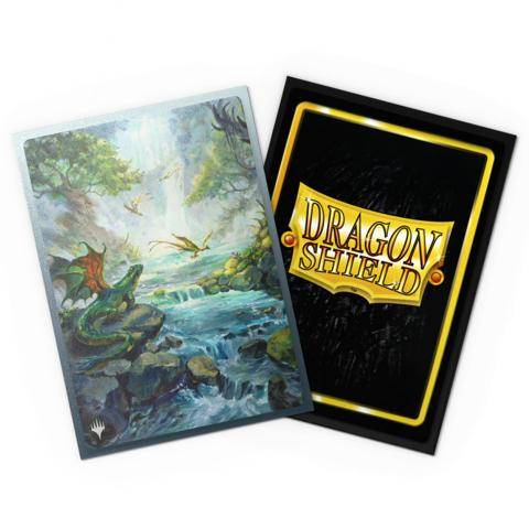 Matte Dual Art Sleeves Mtg Landfall Series - Misty Rainforest, sprachunabhängig