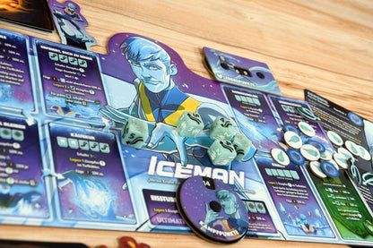 X-Men Dice Throne: Iceman, Psylocke, Storm, Wolverine, deutsch