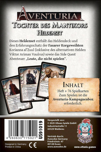 Aventuria – Tochter Des Mantikors, deutsch (Erw.)