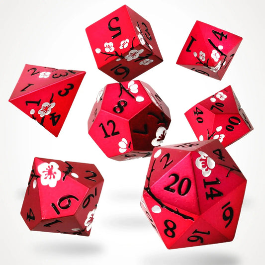 Dawn Blossom Metal Rpg Dice Set, sprachunabhängig
