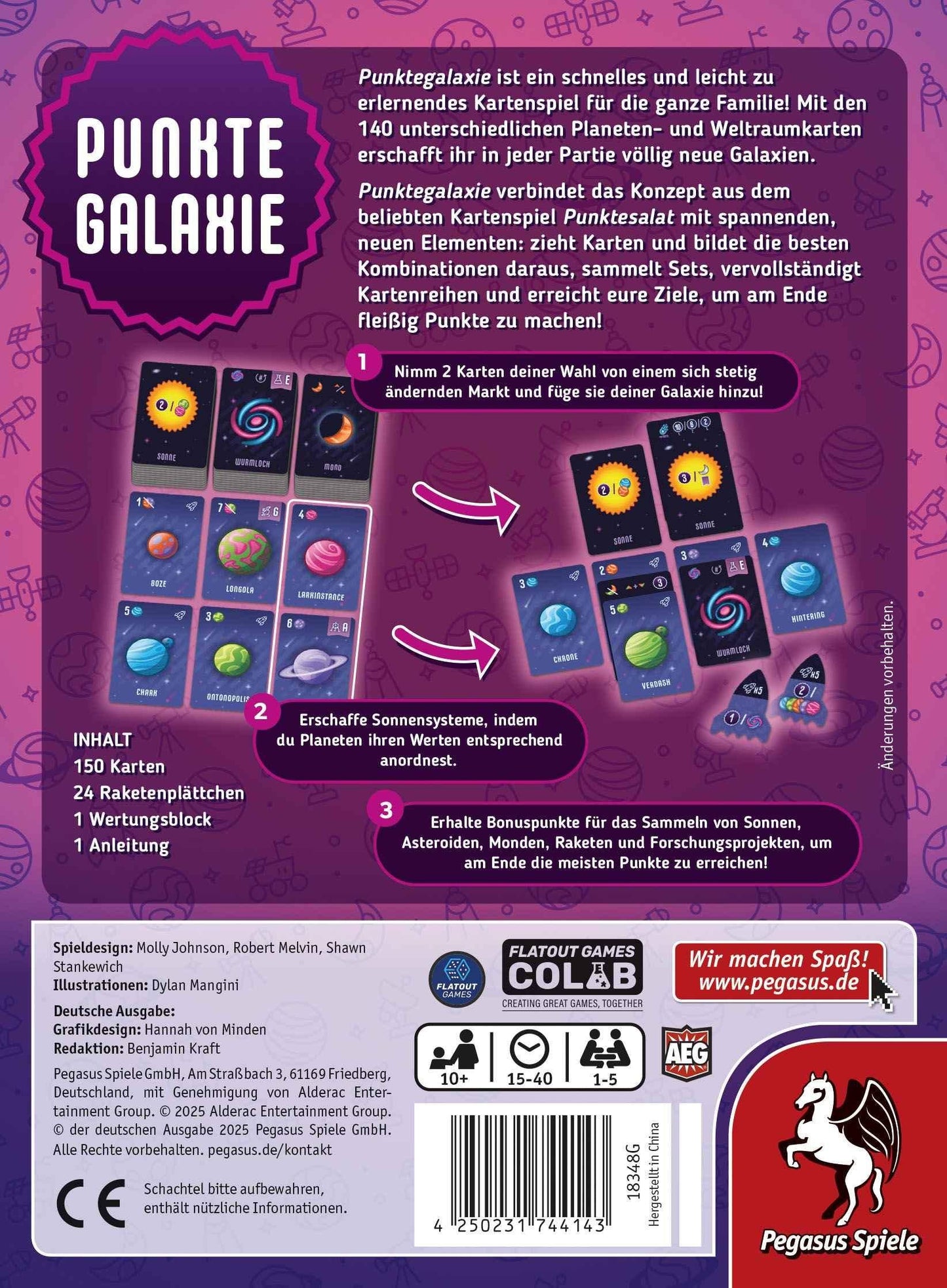 Punktegalaxie, deutsch