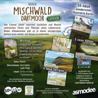 Exmoor - Mischwald: Dartmoor, deutsch (Erw.)