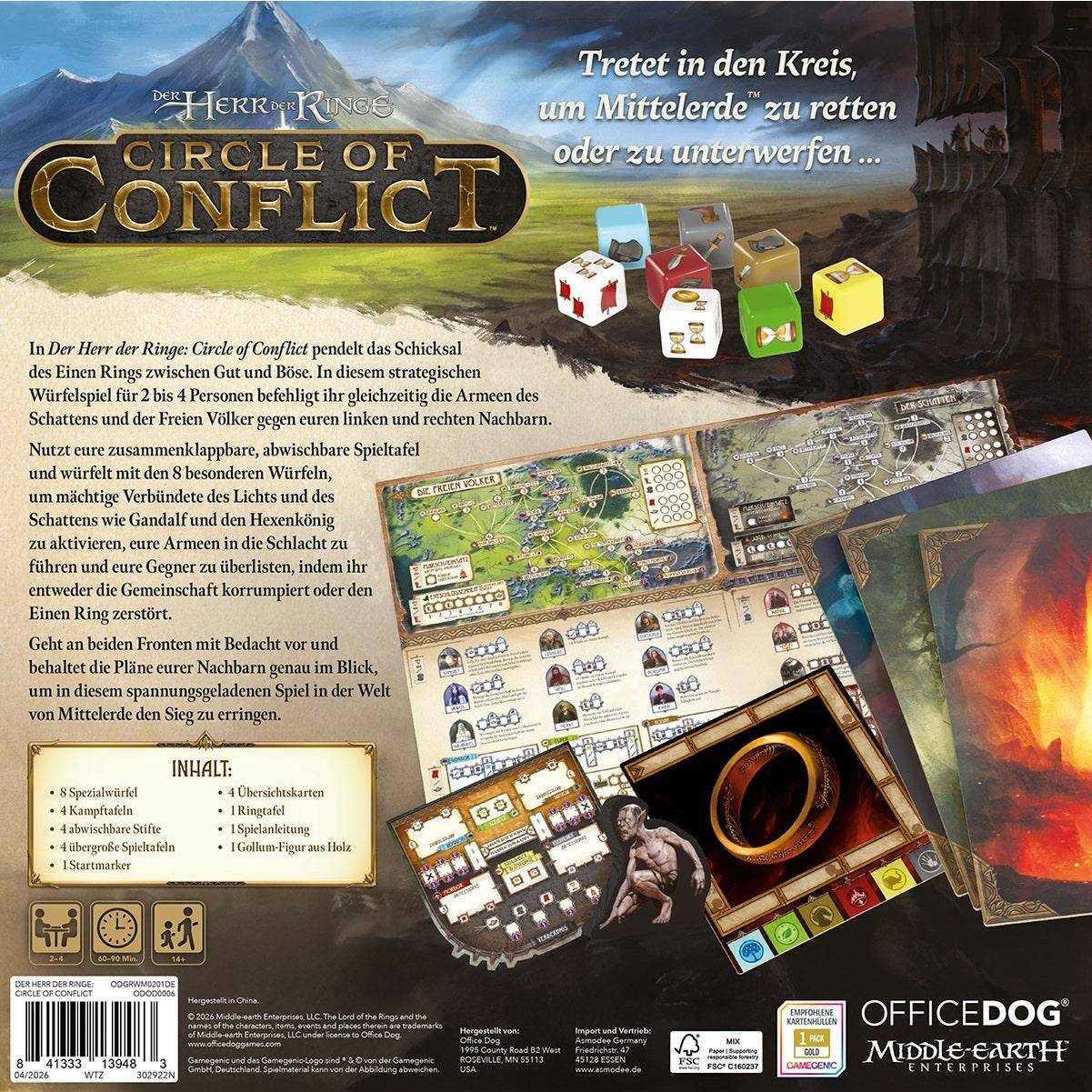 Der Herr Der Ringe: Circle Of Conflict, deutsch
