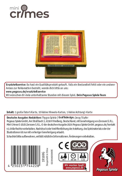 Ein Wertvolles Buch - Mini Crimes, deutsch