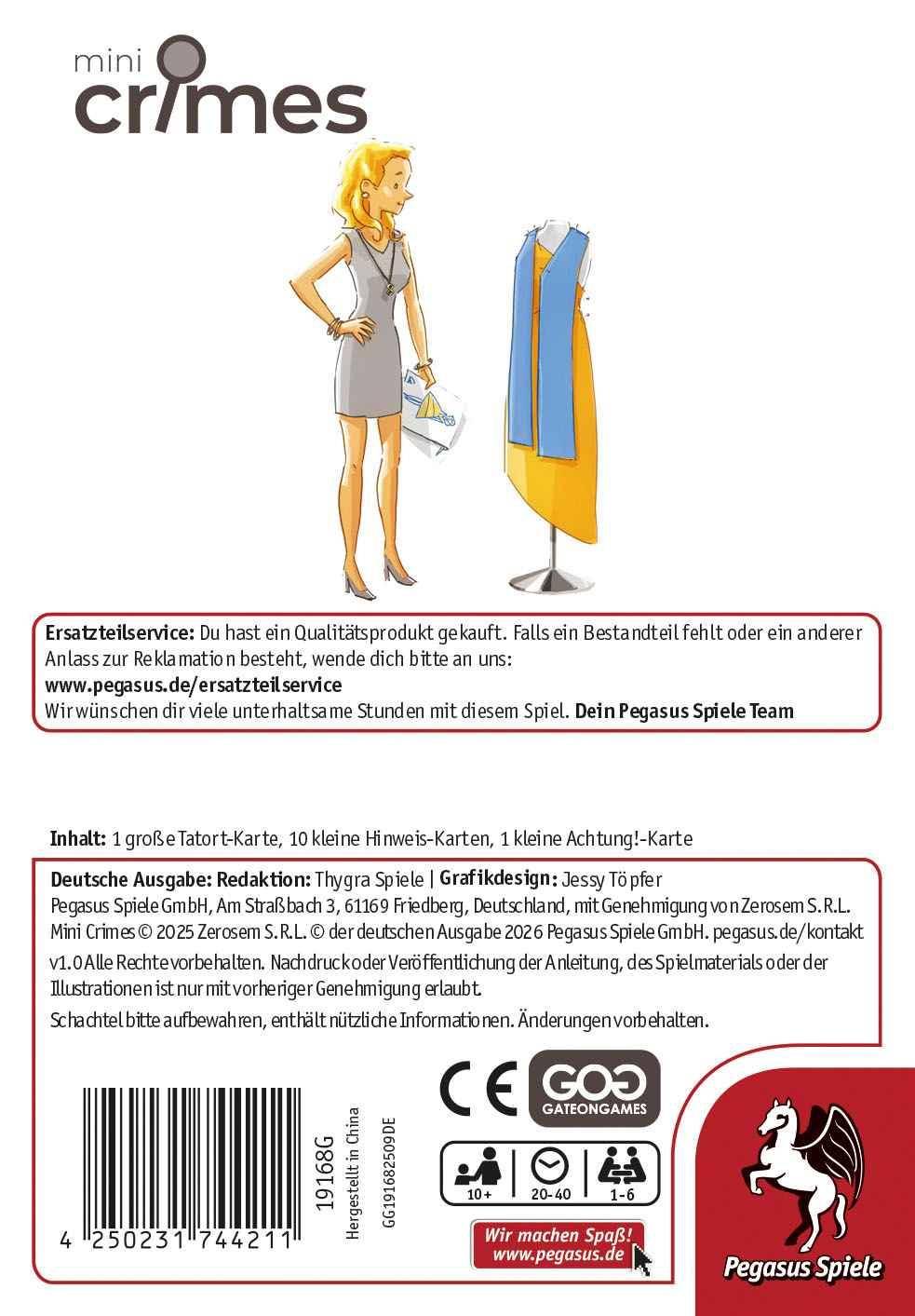 Beinahe Original - Mini Crimes, deutsch
