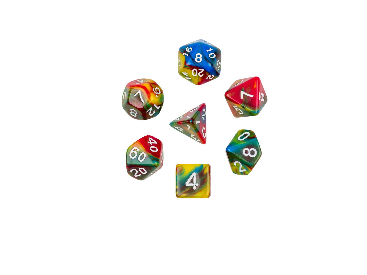Würfelset Oblivion, Bunt (7), sprachunabhängig