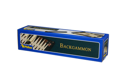 Backgammon Reise, Aufrollbares Spielfeld, Kunstleder, sprachunabhängig