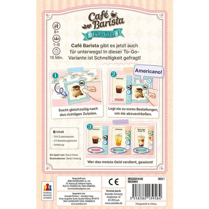 Café Barista: To-Go, deutsch