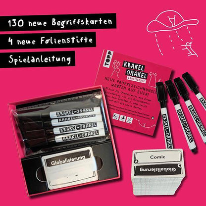 Neue Orakelkarten, Neue Krakelstifte - Krakel-Orakel, deutsch (Erw.)