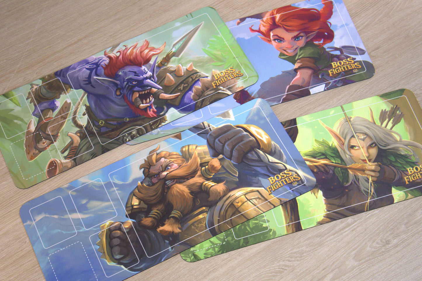 Spielmatten - Boss Fighters QR, deutsch (Erw.)