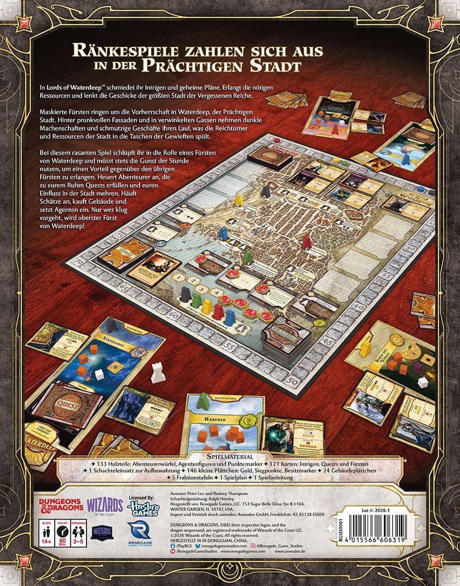 Lords Of Waterdeep, deutsch