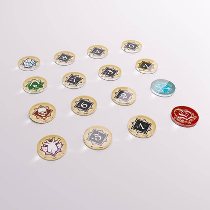 Chaos Tokens + Token Bag - Arkham Horror, sprachunabhängig