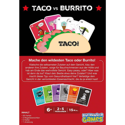 Taco vs Burrito, deutsch