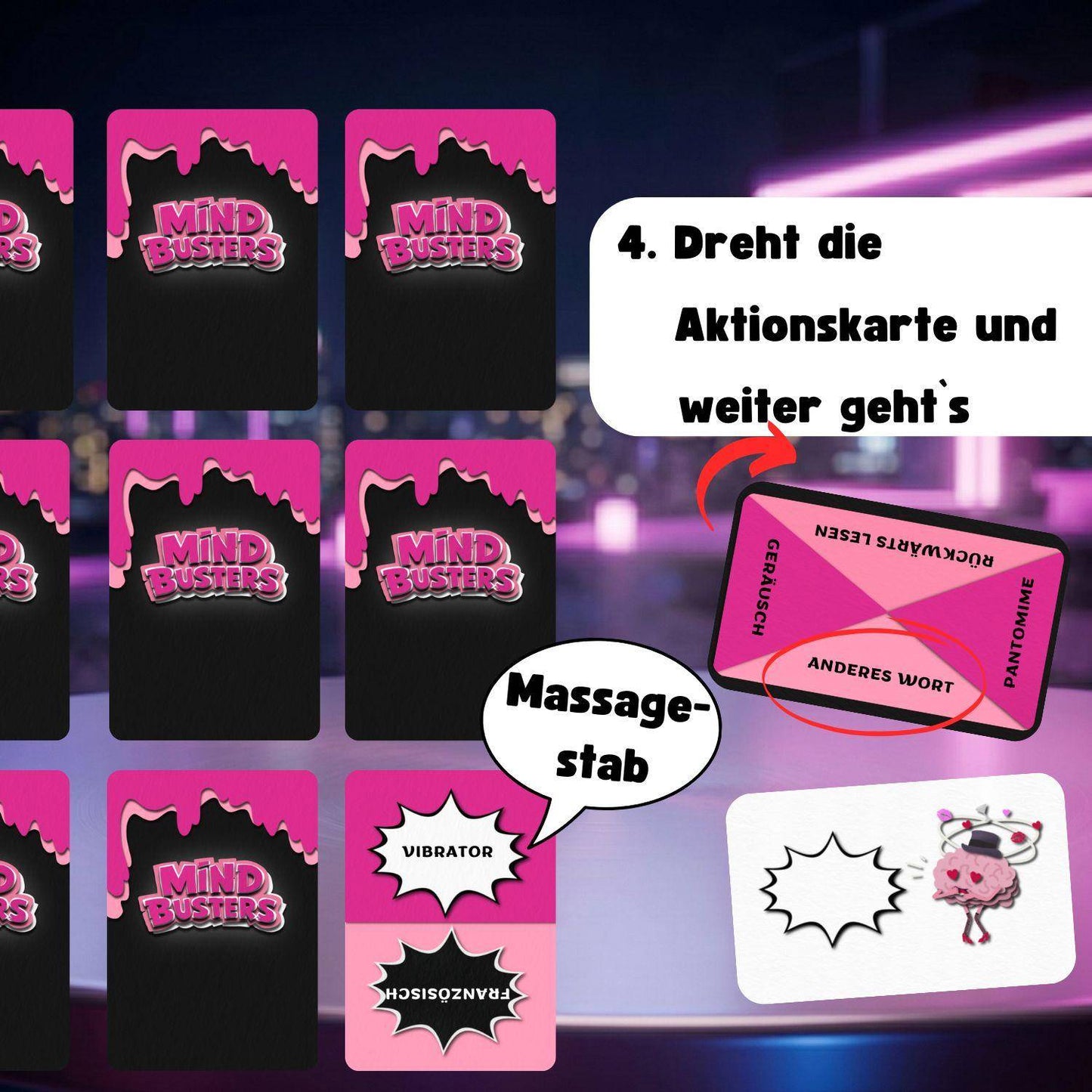 Mind Busters Dirty, deutsch