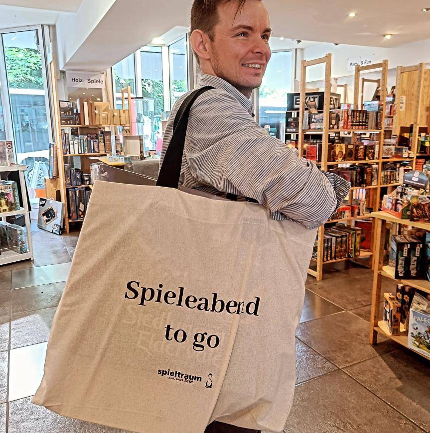 Spieltraum Jutebeutel XXL - Spieleabend to go