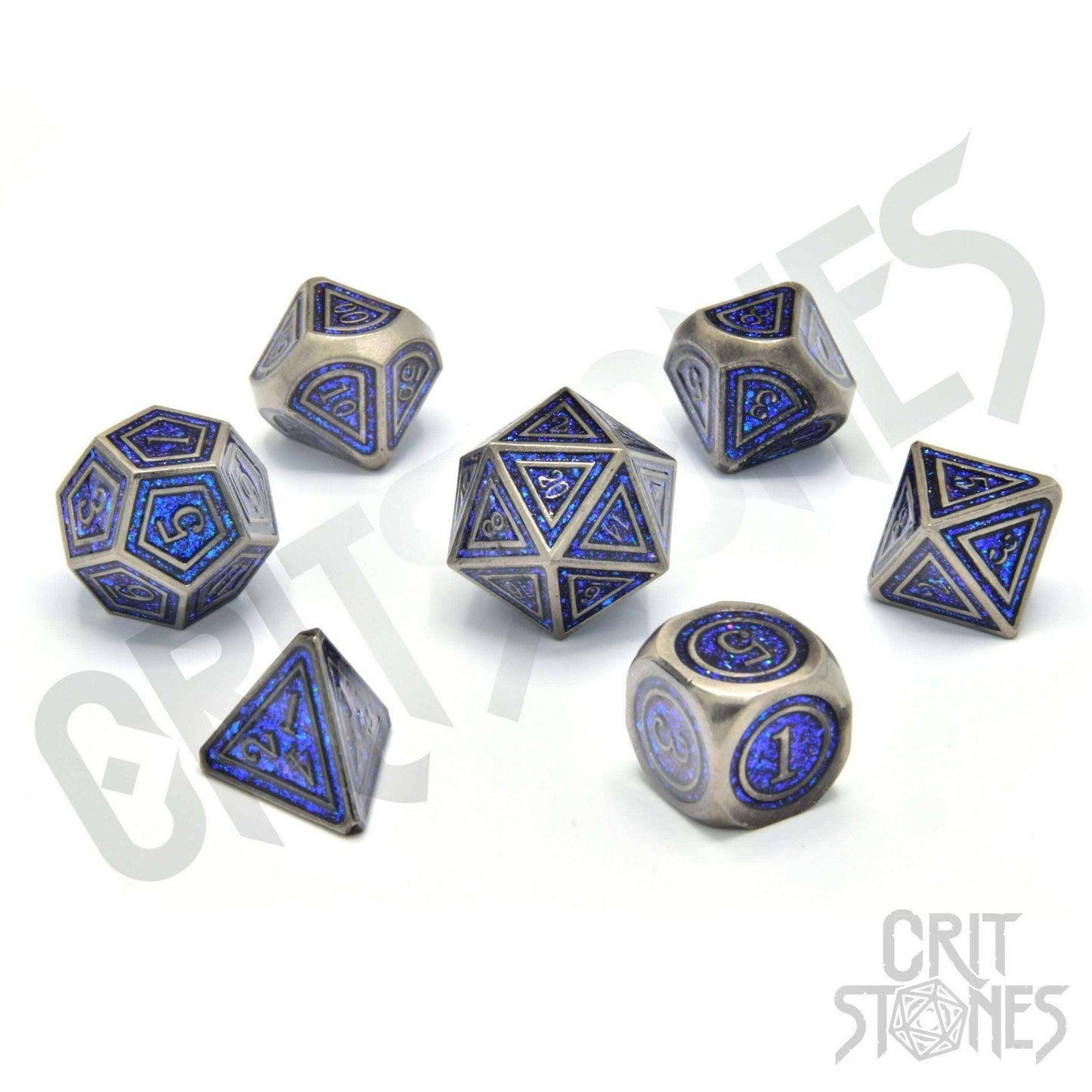Paladin's Pledge Metal RPG Dice Set, sprachunabhängig