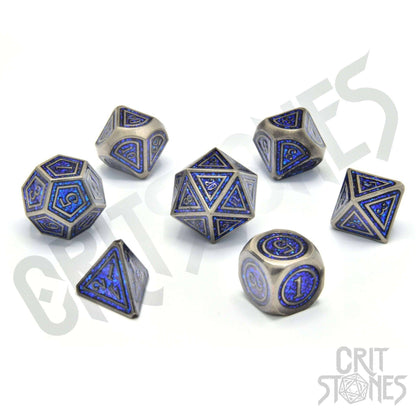 Paladin's Pledge Metal RPG Dice Set, sprachunabhängig