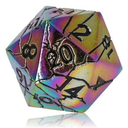 Prismshock Metal RPG Dice Set, sprachunabhängig