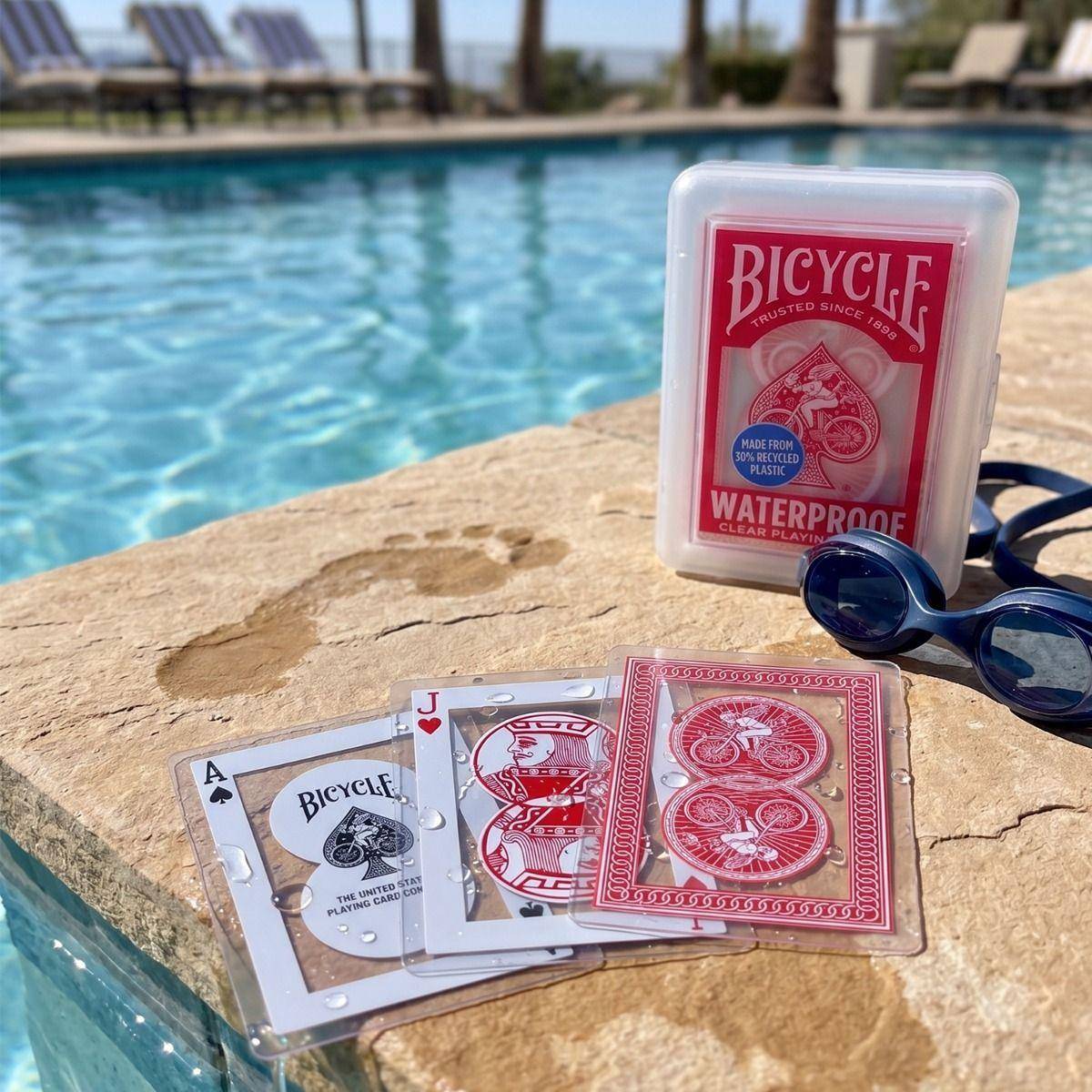 Bicycle® Waterproof Plastic Playing Cards, sprachunabhängig