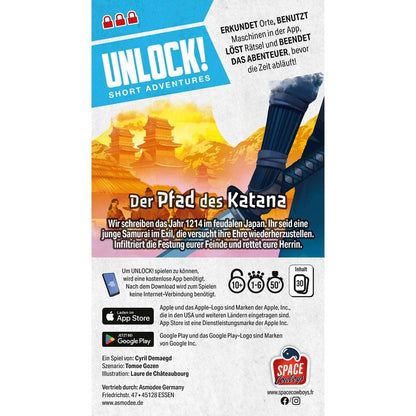 Der Pfad des Katana - Unlock! Short Adventures, deutsch