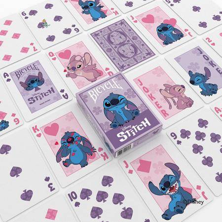 Bicycle® Disney Stitch Purple, sprachunabhängig