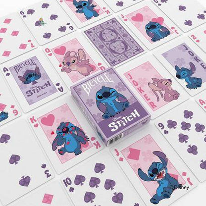 Bicycle® Disney Stitch Purple, sprachunabhängig