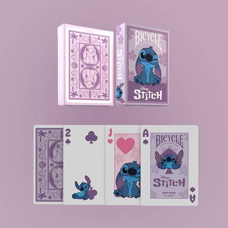 Bicycle® Disney Stitch Purple, sprachunabhängig