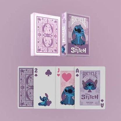 Bicycle® Disney Stitch Purple, sprachunabhängig