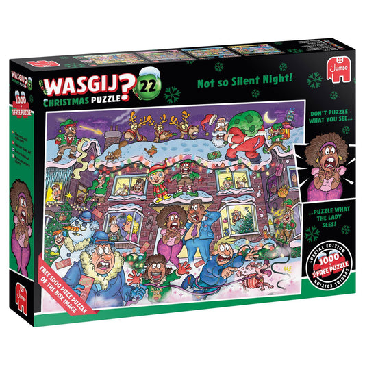 Wasgij Christmas 22 - Keine stille Nacht dieses Mal! (2x1000 Teile), sprachunabhängig