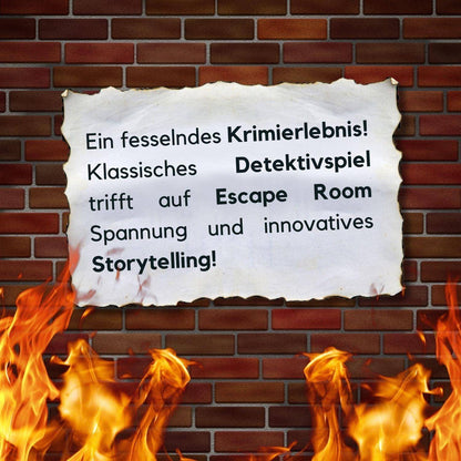Tatort 8° Ost - Spiel mit dem Feuer - Krimispiel, deutsch
