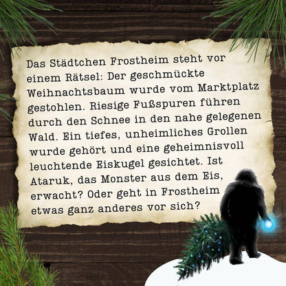 Das Monster aus dem Eis - Krimispiel, deutsch