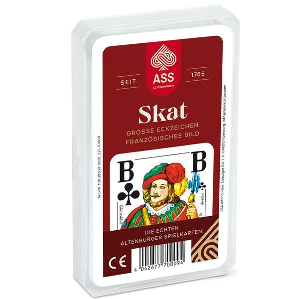 Skat, frz. Bild, große Zeichen, Etui