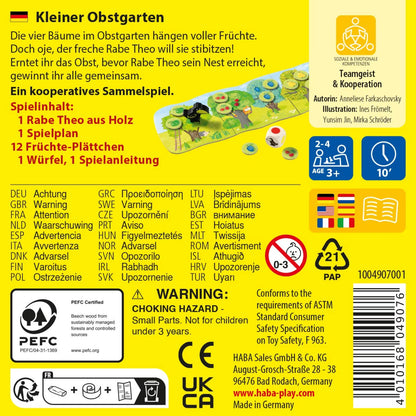 Kleiner Obstgarten, deutsch