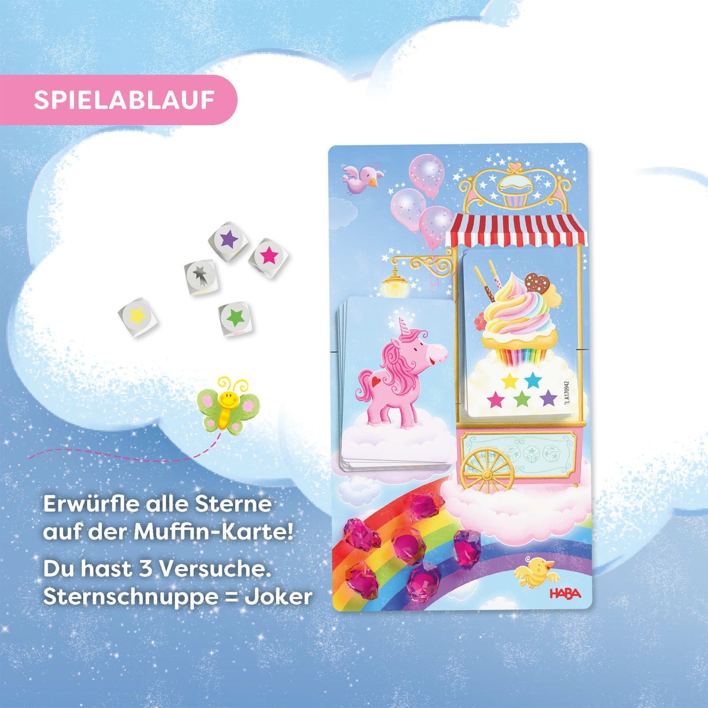 Einhorn Glitzerglück - Magischer Würfelspaß, deutsch