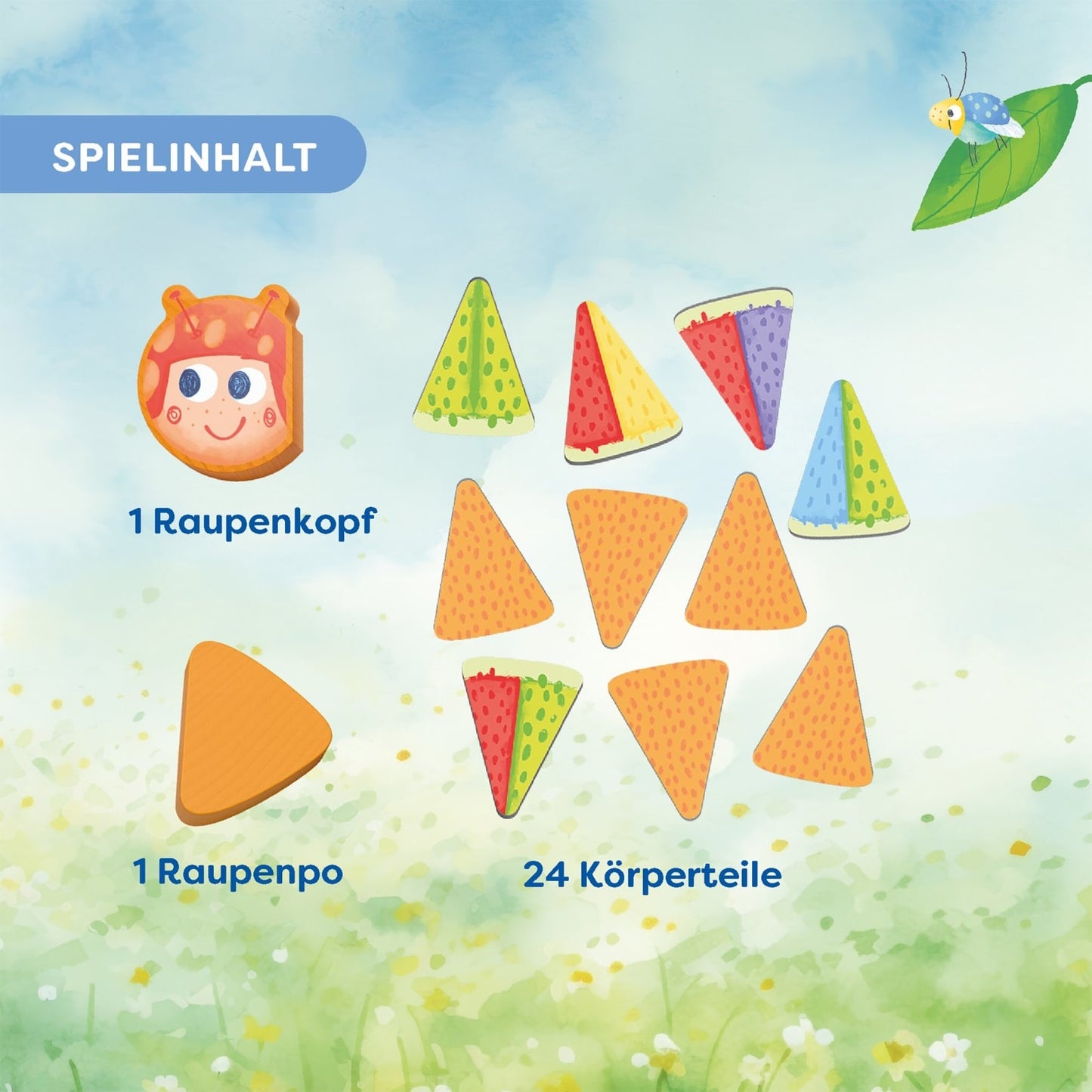 Raupe Rose (Meine Ersten Spiele To Go), deutsch