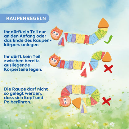 Raupe Rose (Meine Ersten Spiele To Go), deutsch