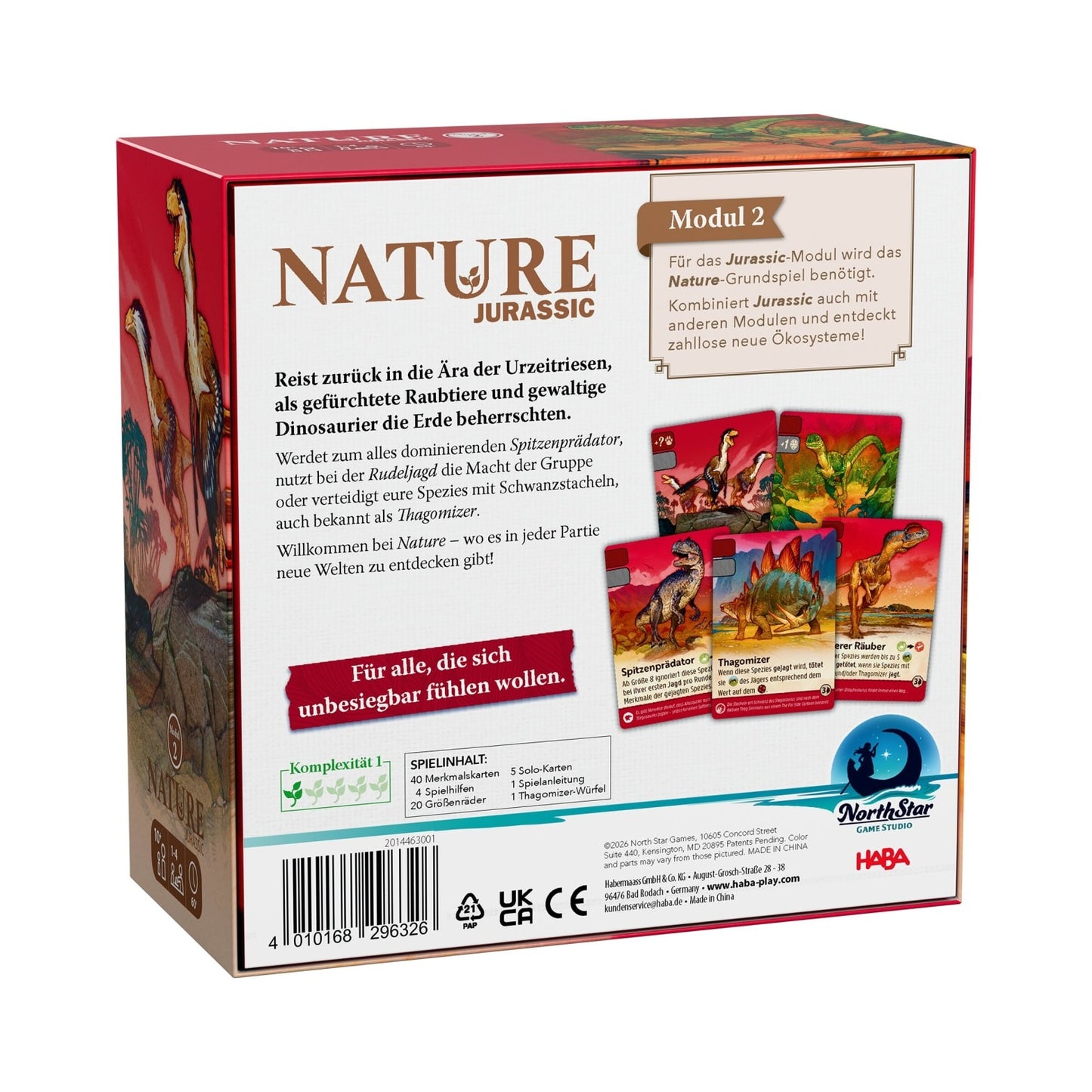 Jurassic, Erweiterung Modul 2 - Nature, deutsch (Erw.)
