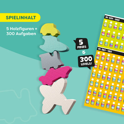 Fahrzeuge - Stacking Challenge, deutsch