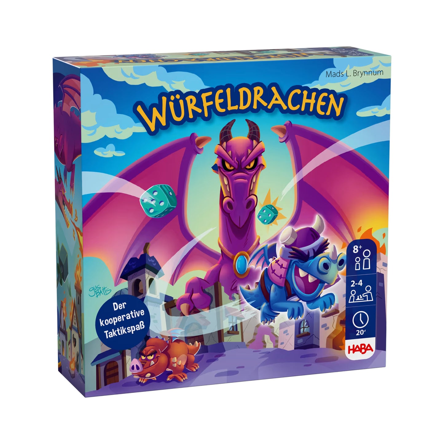 Würfeldrachen, deutsch