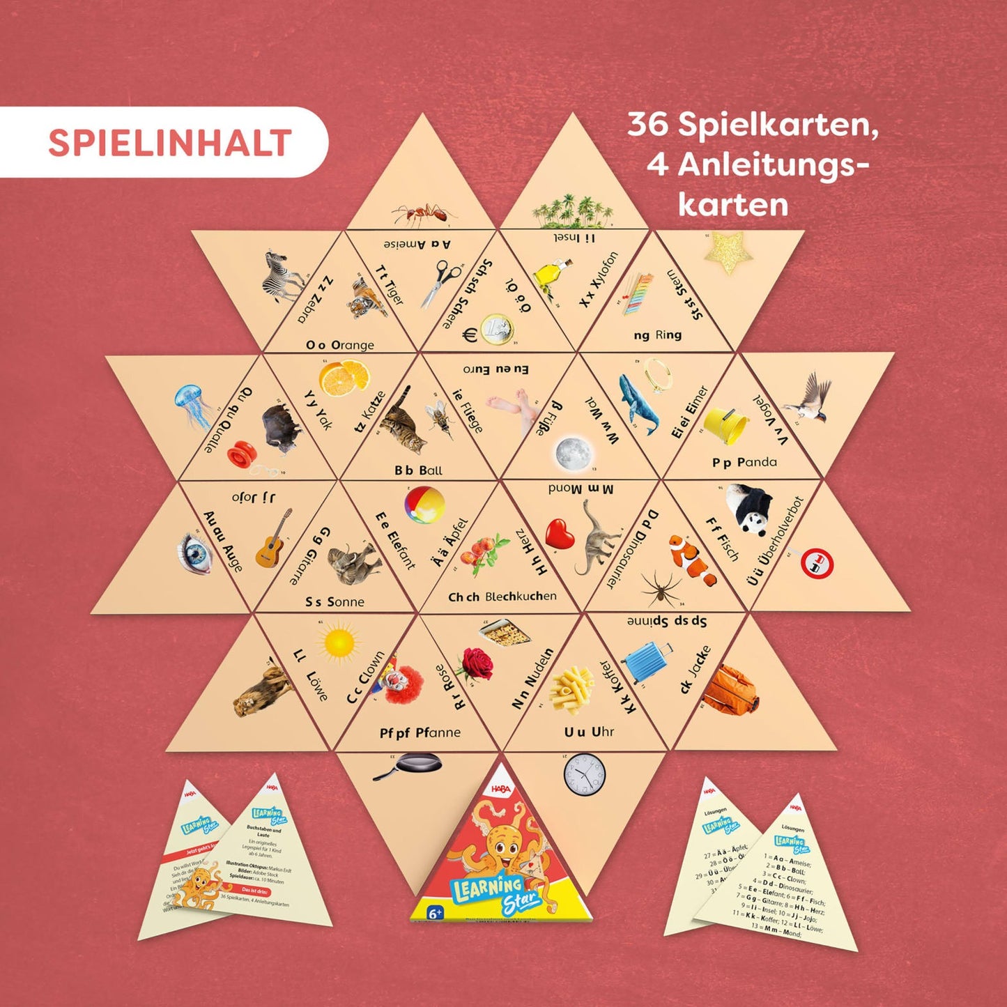 Learning Star: Buchstaben Und Laute, deutsch